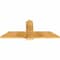 Ekena Millwork Eugene Rough Sawn Timber Gable Bracket, Western Red Cedar, 48"W x 20"H x 2"D x 6"F, 10/12 Pitch GBW048X20X0206EUG00RWR - alternate 2
